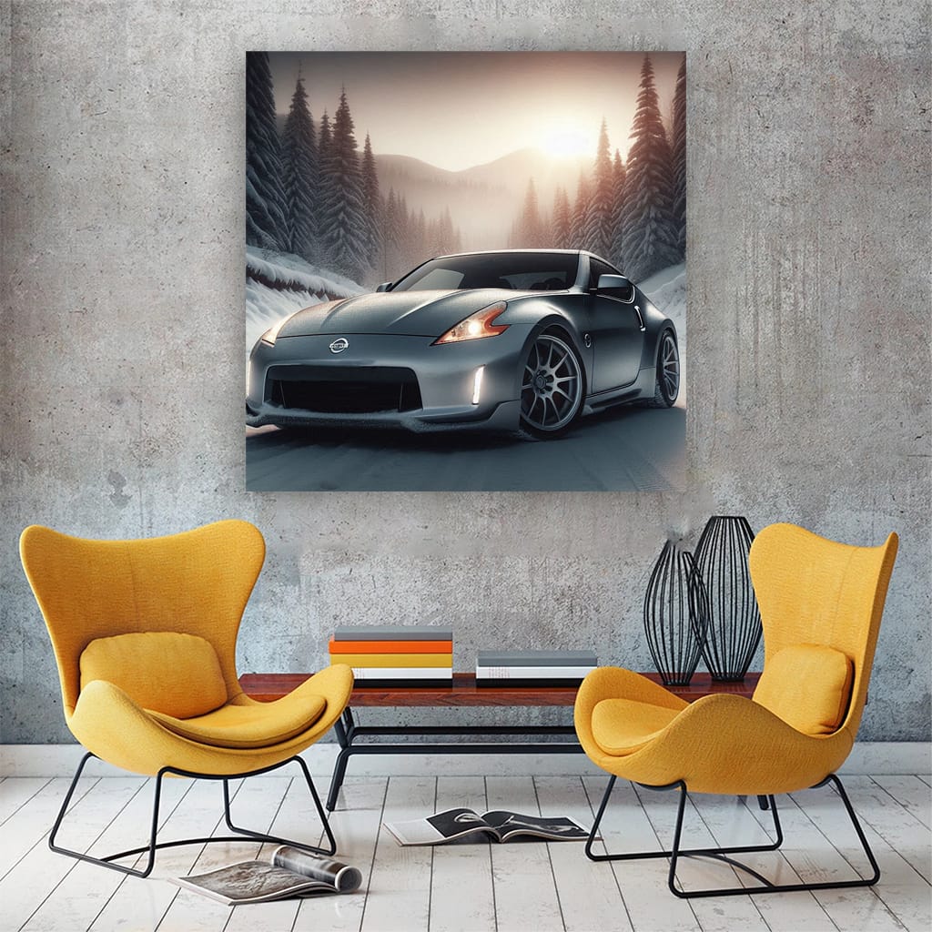 2009 Nissan 370z Wint Wall Art