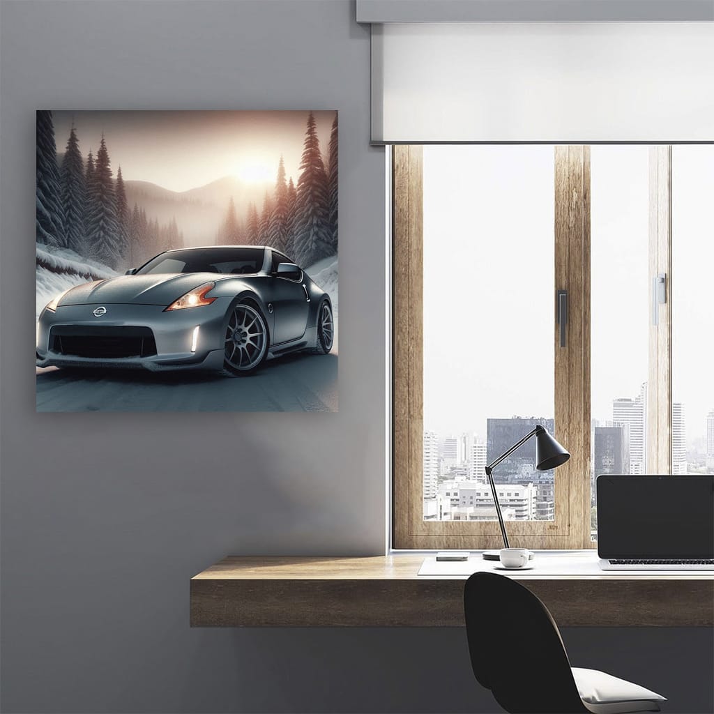 2009 Nissan 370z Wint Wall Art