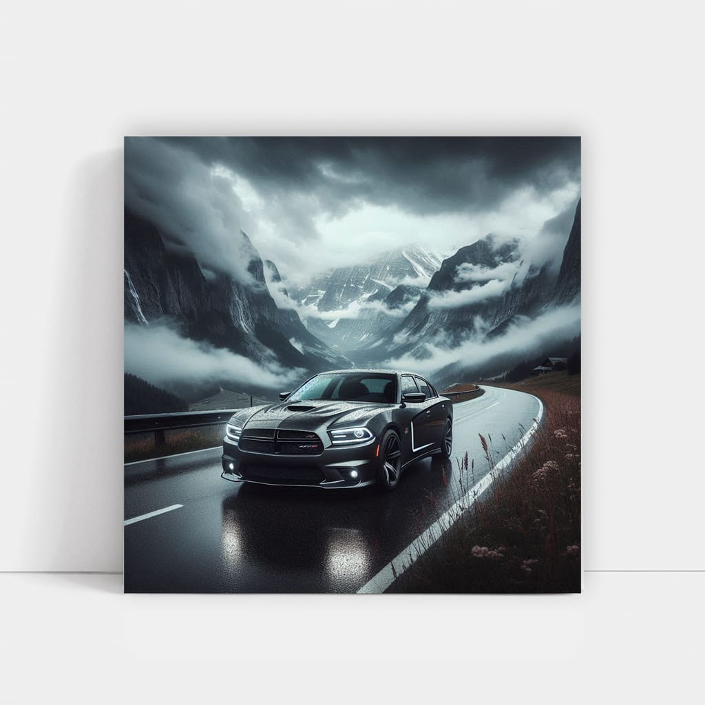2010 Dodge Charger SRT-8 in Overcast Weather - Power Unleashed