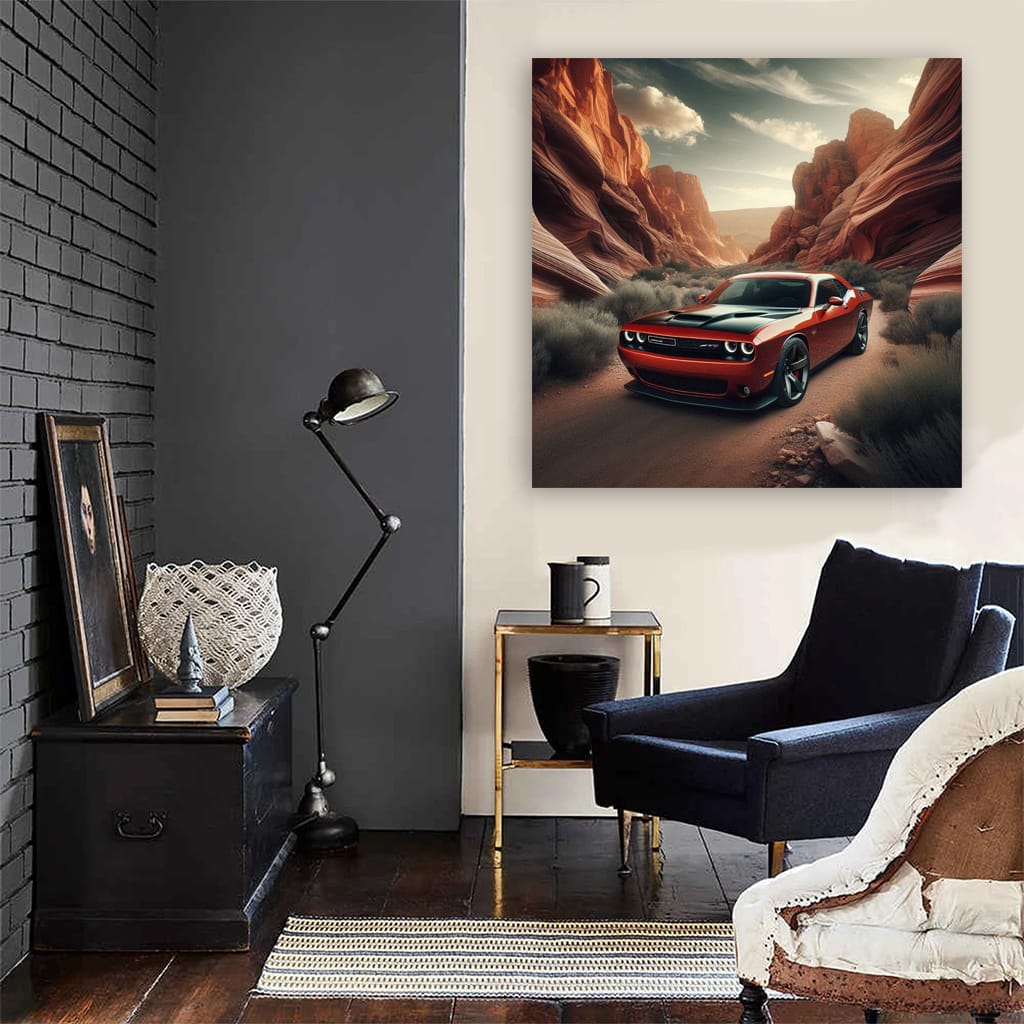 2011 Dodge Challenger Srt8 Canyon Wall Art