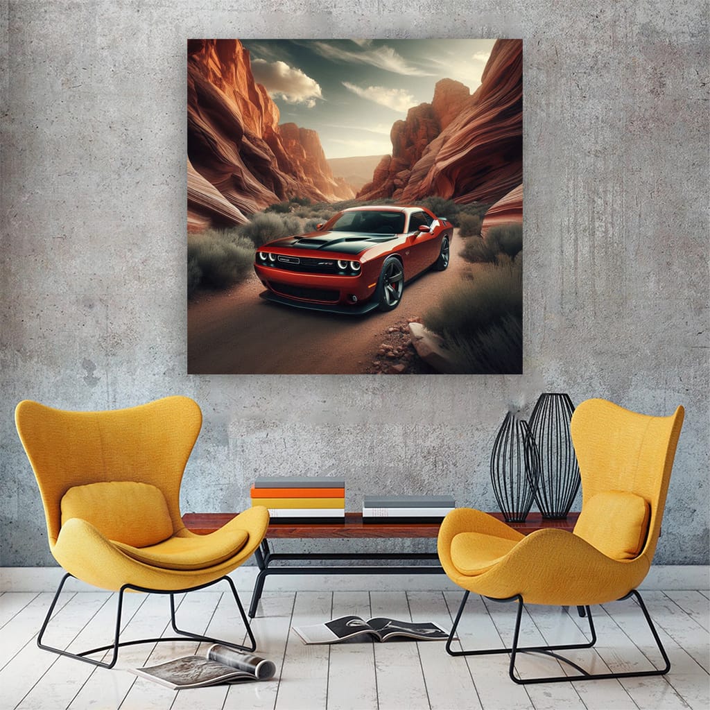 2011 Dodge Challenger Srt8 Canyon Wall Art