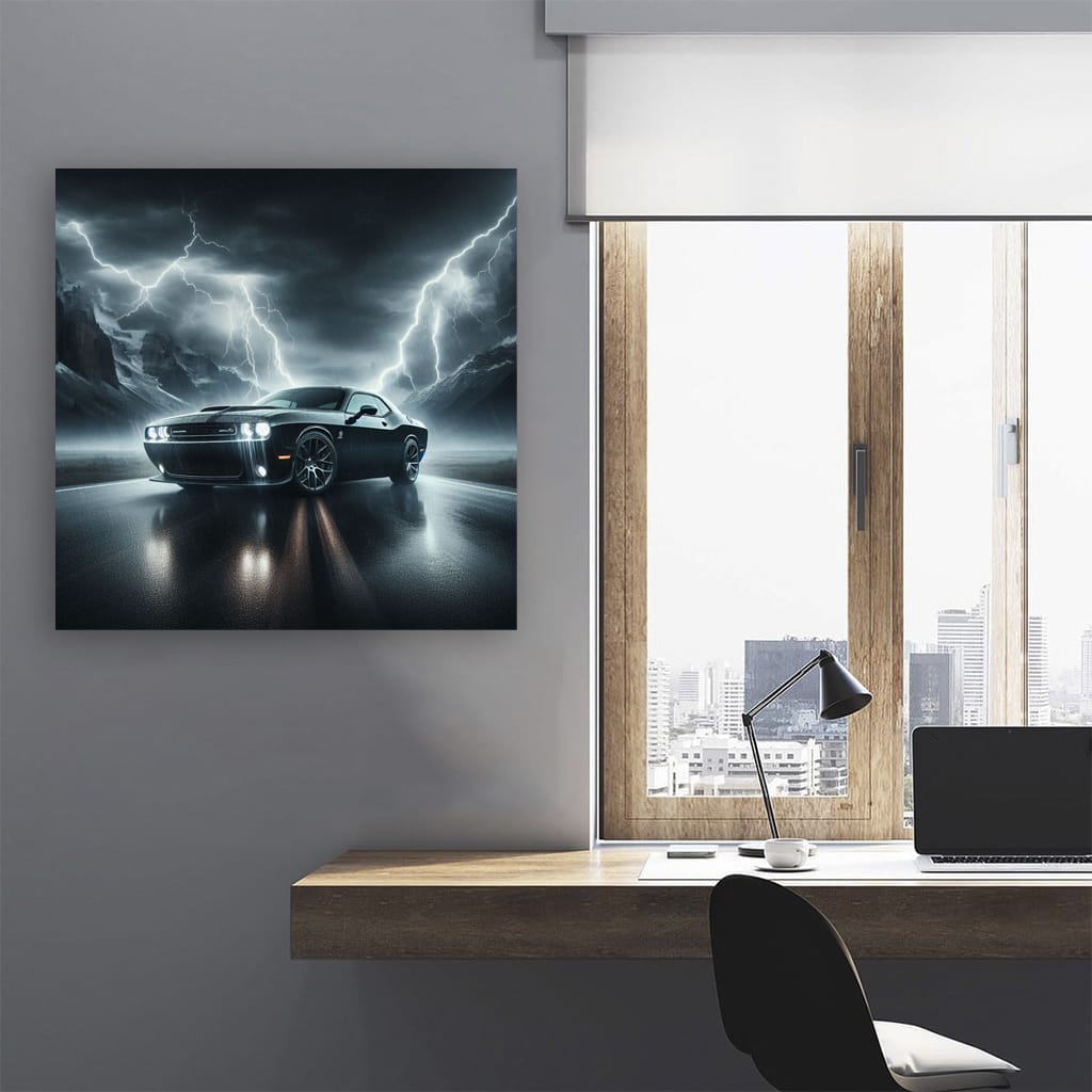 Dodge 2011 Challenger Srt8 Thundersto Wall Art