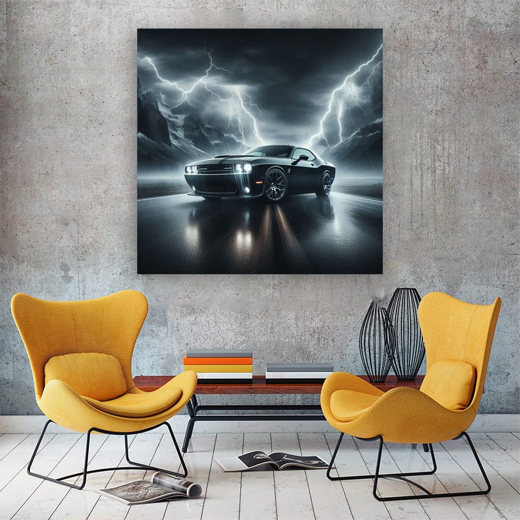 Dodge 2011 Challenger Srt8 Thundersto Wall Art