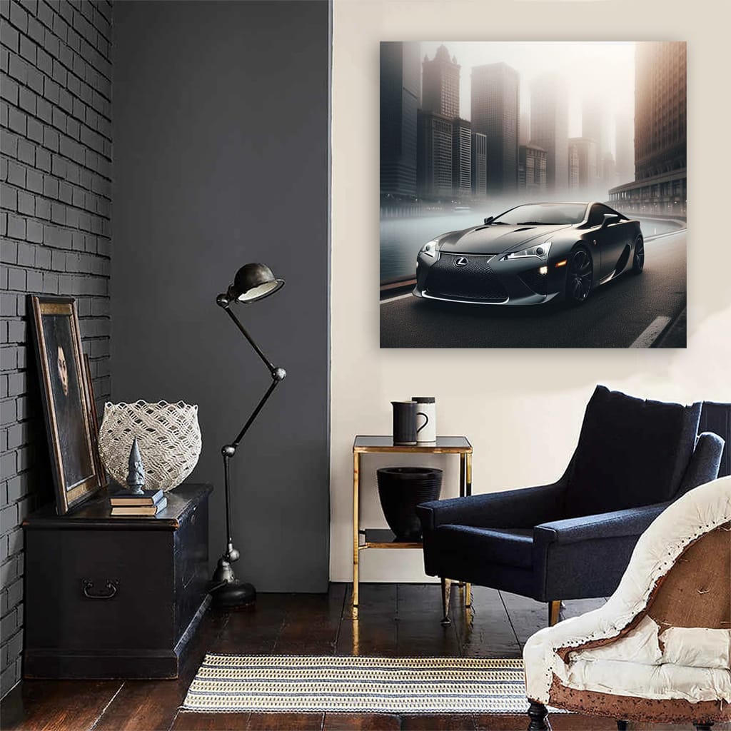 2011 Lexus Lfa Fog Wall Art