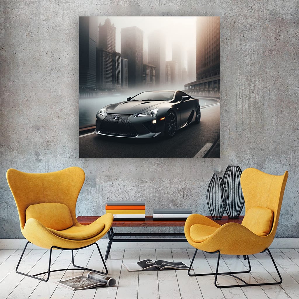 2011 Lexus Lfa Fog Wall Art