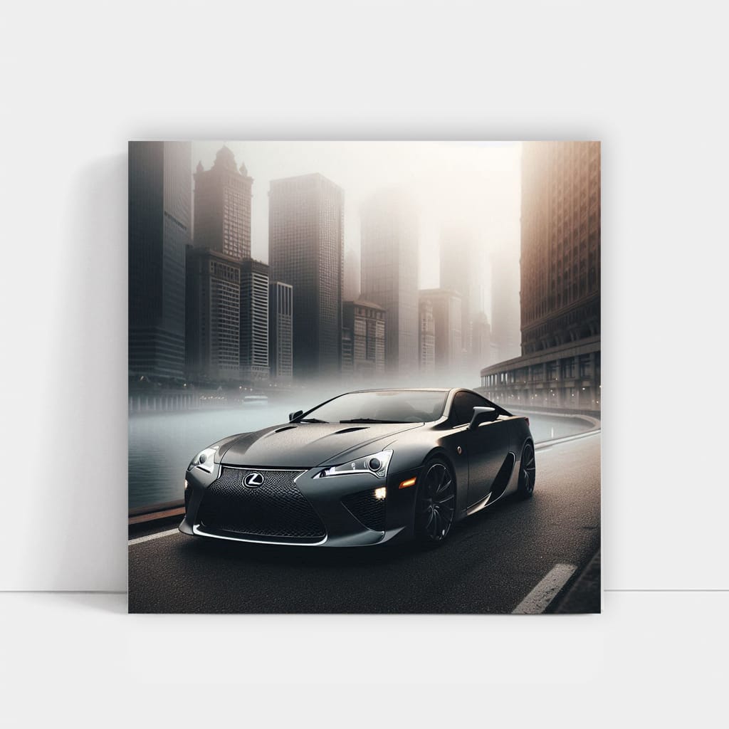 2011 Lexus Lfa Fog Wall Art