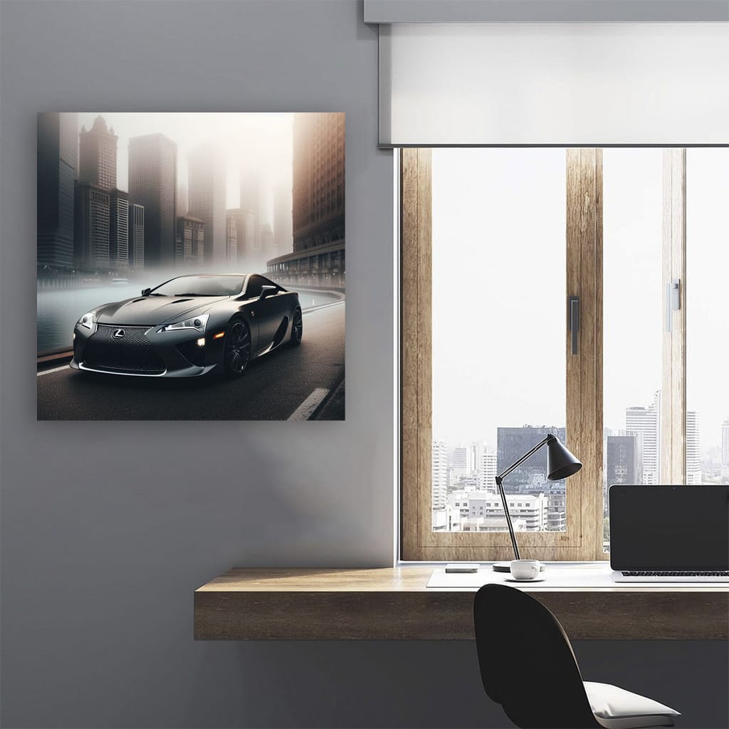 2011 Lexus Lfa Fog Wall Art