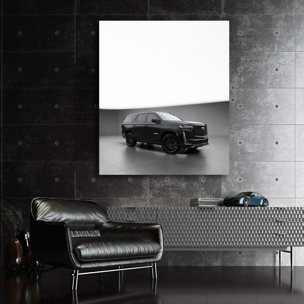 2023 Black Cadillac Escalade V in Parking - Power and Elegance
