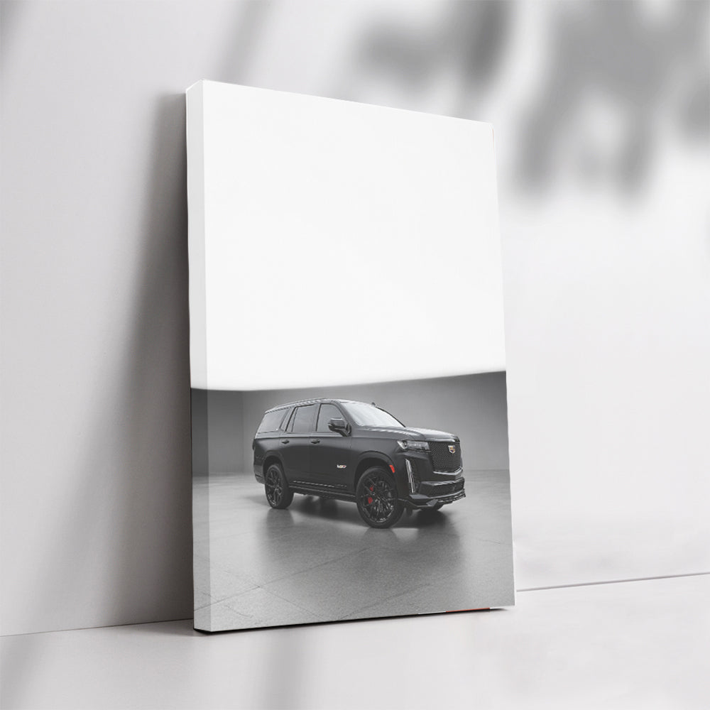 2023 Black Cadillac Escalade V in Parking - Power and Elegance