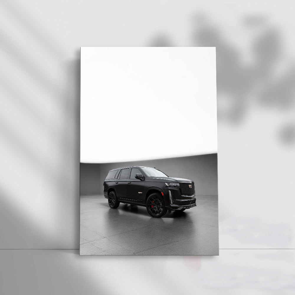 2023 Black Cadillac Escalade V in Parking - Power and Elegance
