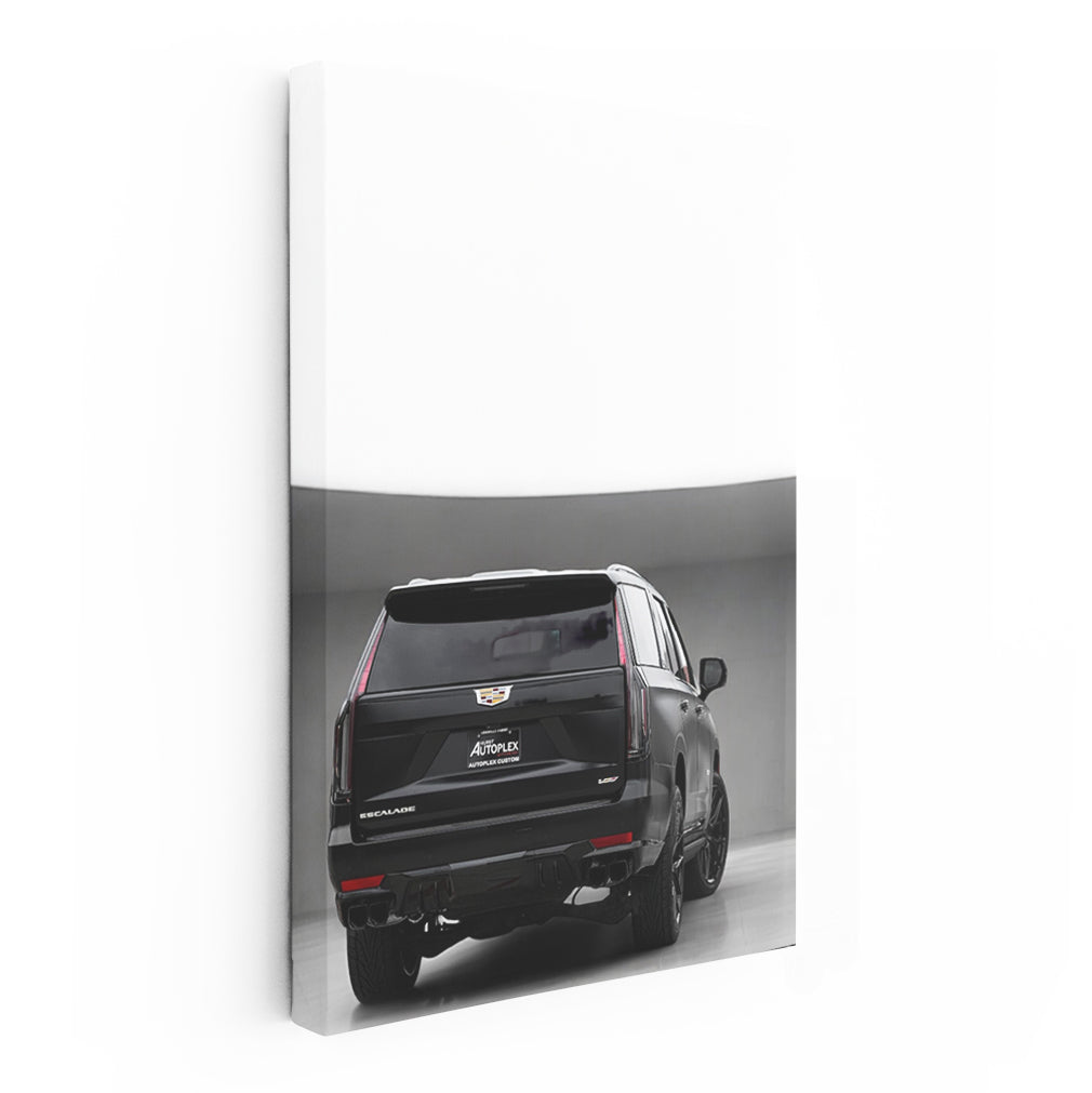 2023 Black Cadillac Escalade V Parked - Luxury in Motion