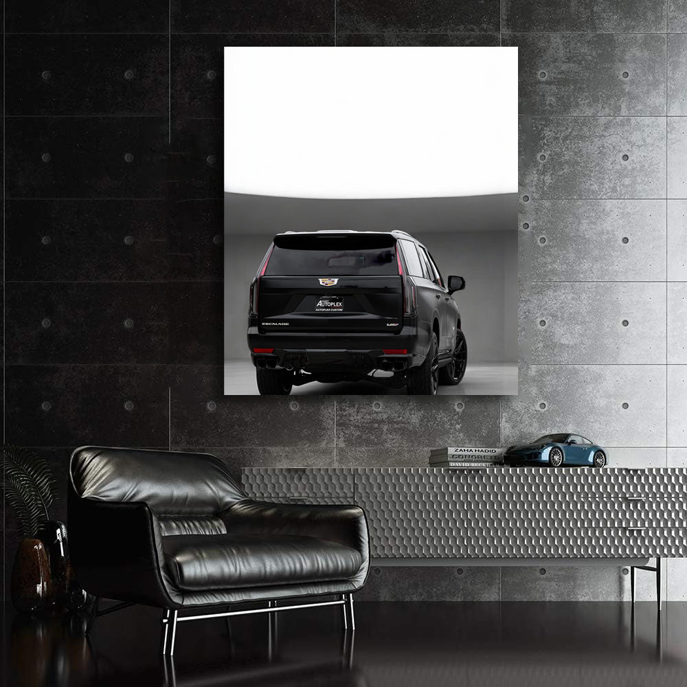2023 Black Cadillac Escalade V Parked - Luxury in Motion
