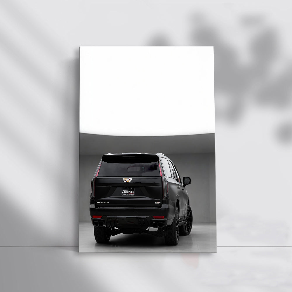 2023 Black Cadillac Escalade V Parked - Luxury in Motion