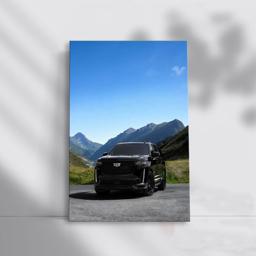 2023 Black Escalade ESV V-Series in Mountains - Power & Prestige