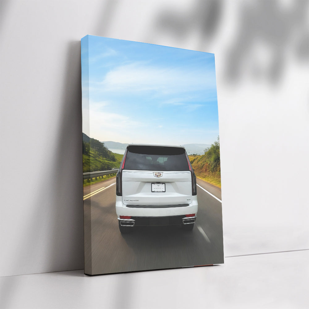 2024 Cadillac Escalade Premium White - Luxury Road King