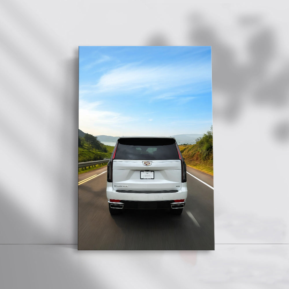 2024 Cadillac Escalade Premium White - Luxury Road King