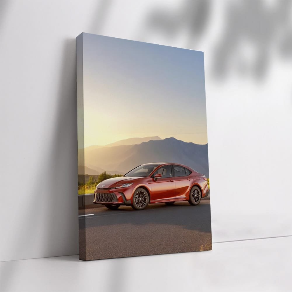 2025 Toyota Camry at Sunset in Mountainous Terrain - Reliable Elegance - EnjoyStore