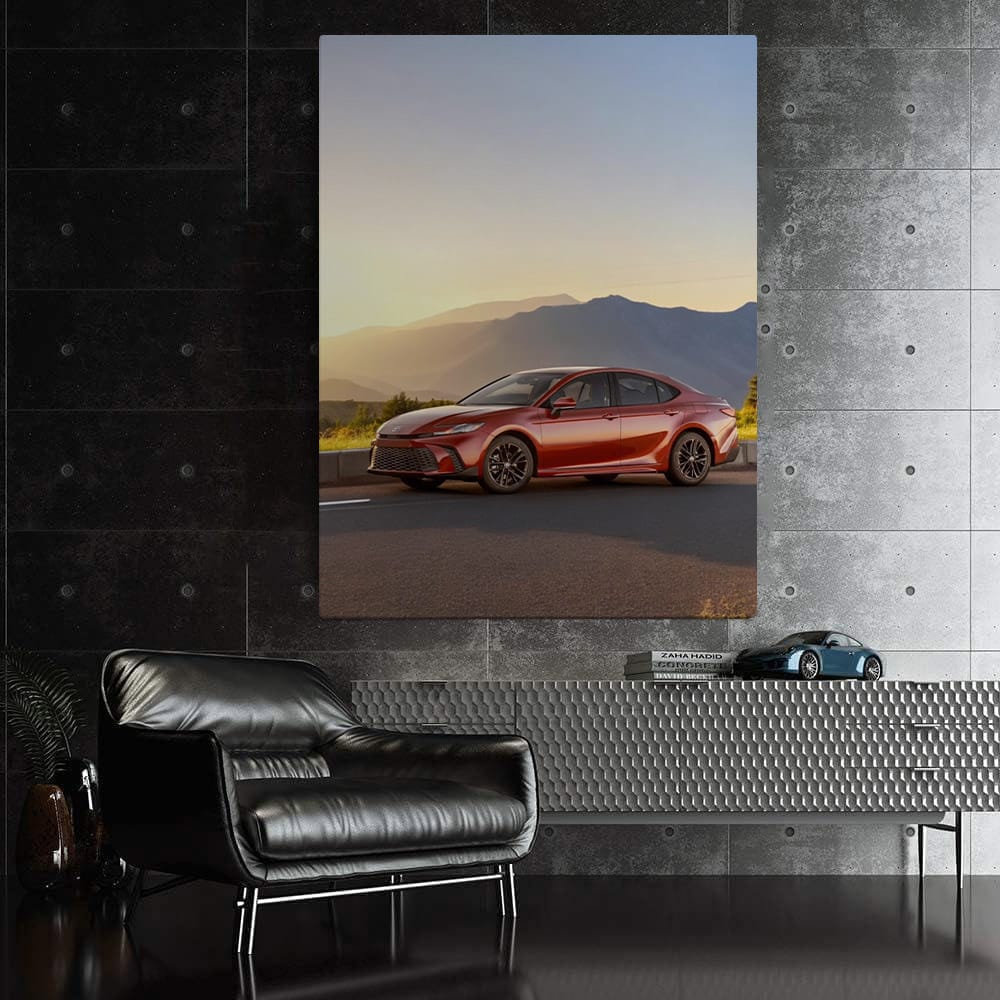 2025 Toyota Camry at Sunset in Mountainous Terrain - Reliable Elegance - EnjoyStore