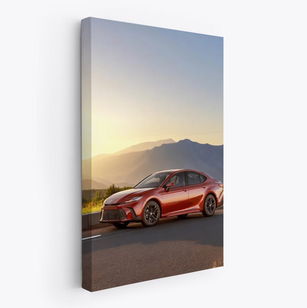 2025 Toyota Camry at Sunset in Mountainous Terrain - Reliable Elegance - EnjoyStore