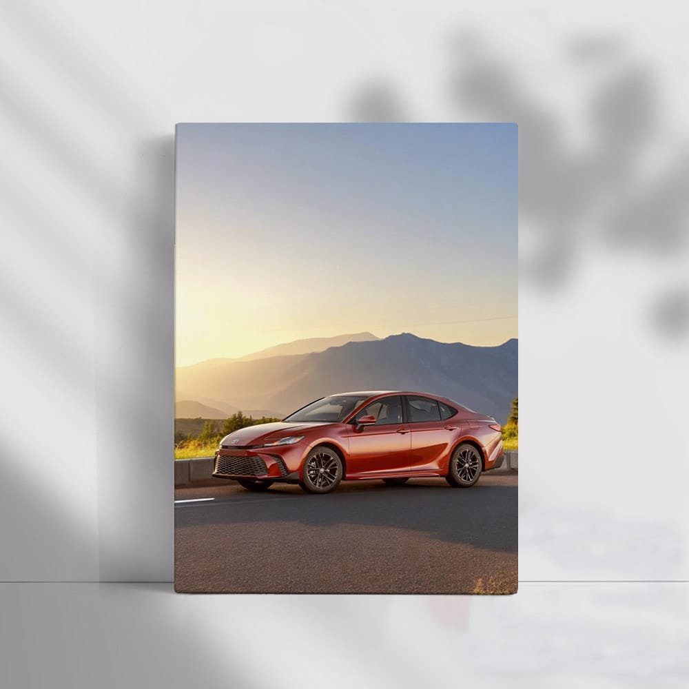 2025 Toyota Camry at Sunset in Mountainous Terrain - Reliable Elegance - EnjoyStore
