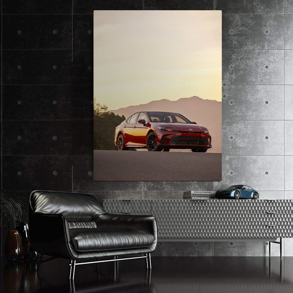 2025 Toyota Camry on Sunny Road with Majestic Mountains - Smooth Ride - EnjoyStore