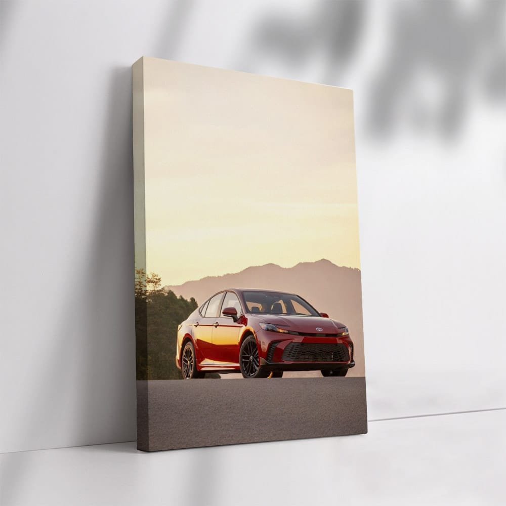 2025 Toyota Camry on Sunny Road with Majestic Mountains - Smooth Ride - EnjoyStore