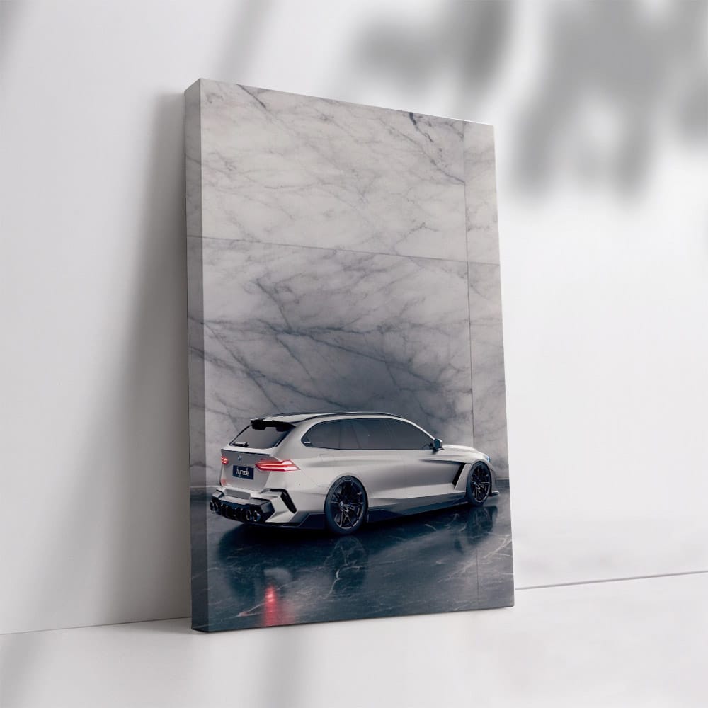 2025 BMW M5 on Marble Backdrop: Power Meets Elegance