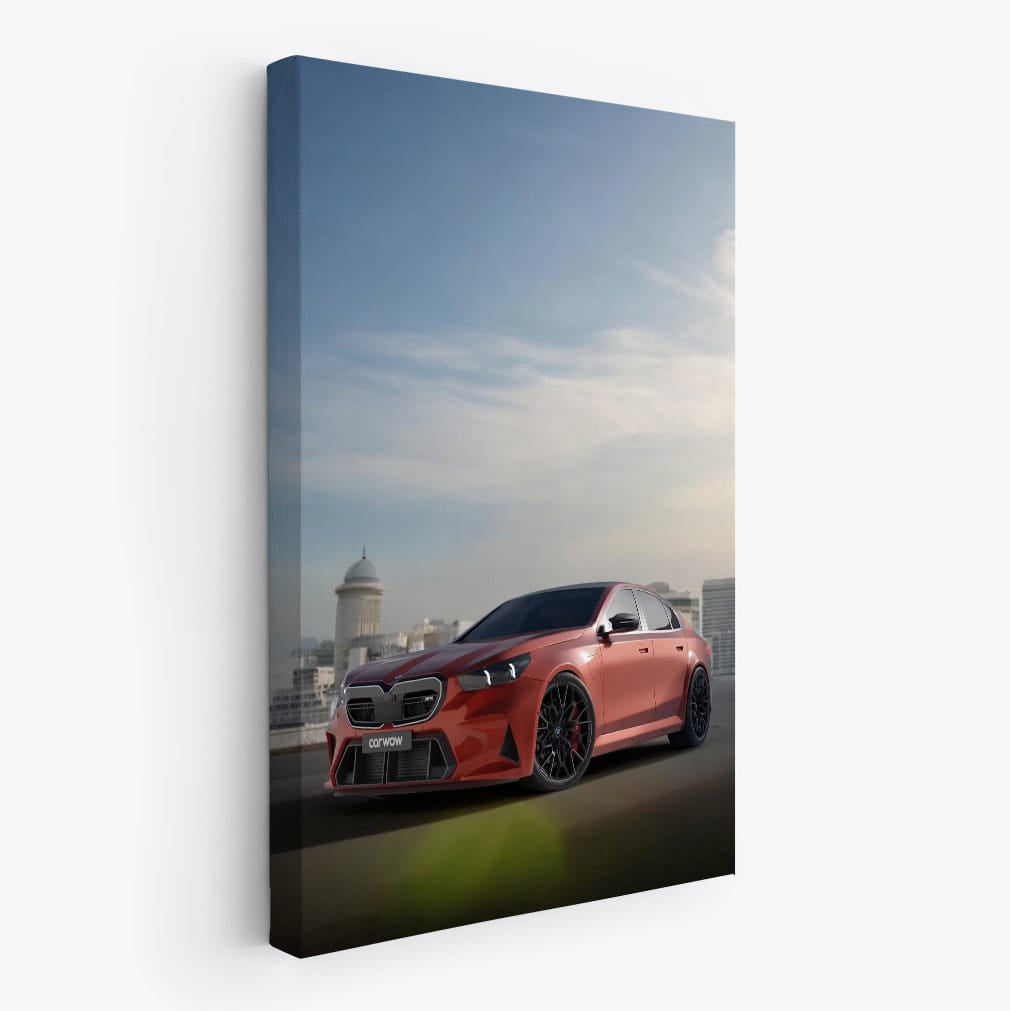 2025 BMW M5 in Urban Setting - Power Meets Elegance