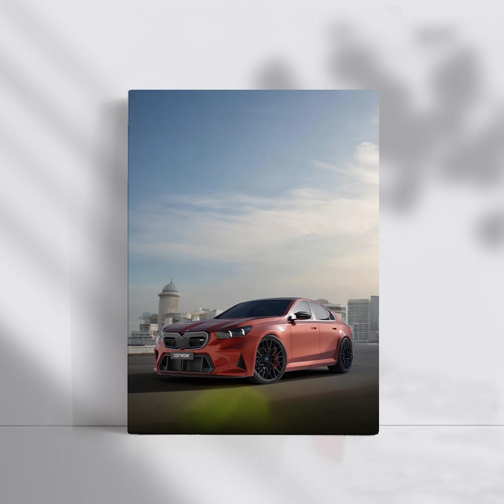 2025 BMW M5 in Urban Setting - Power Meets Elegance