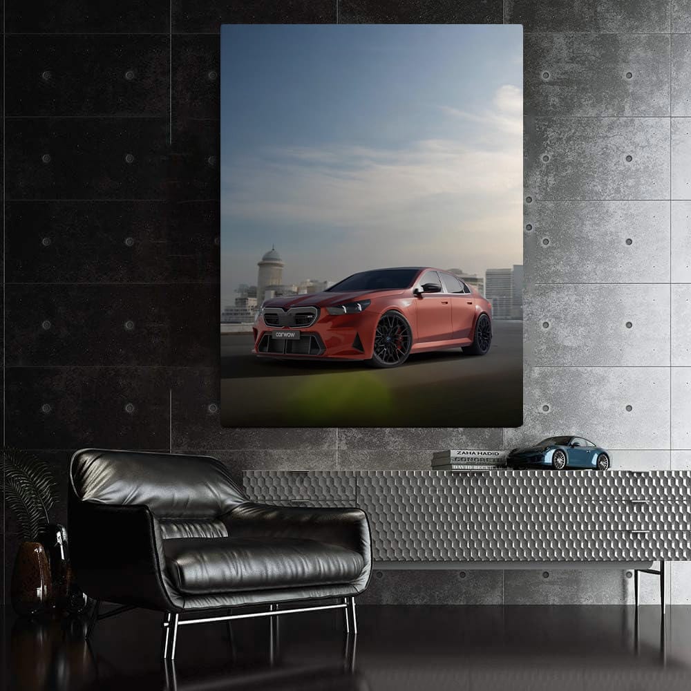 2025 BMW M5 in Urban Setting - Power Meets Elegance