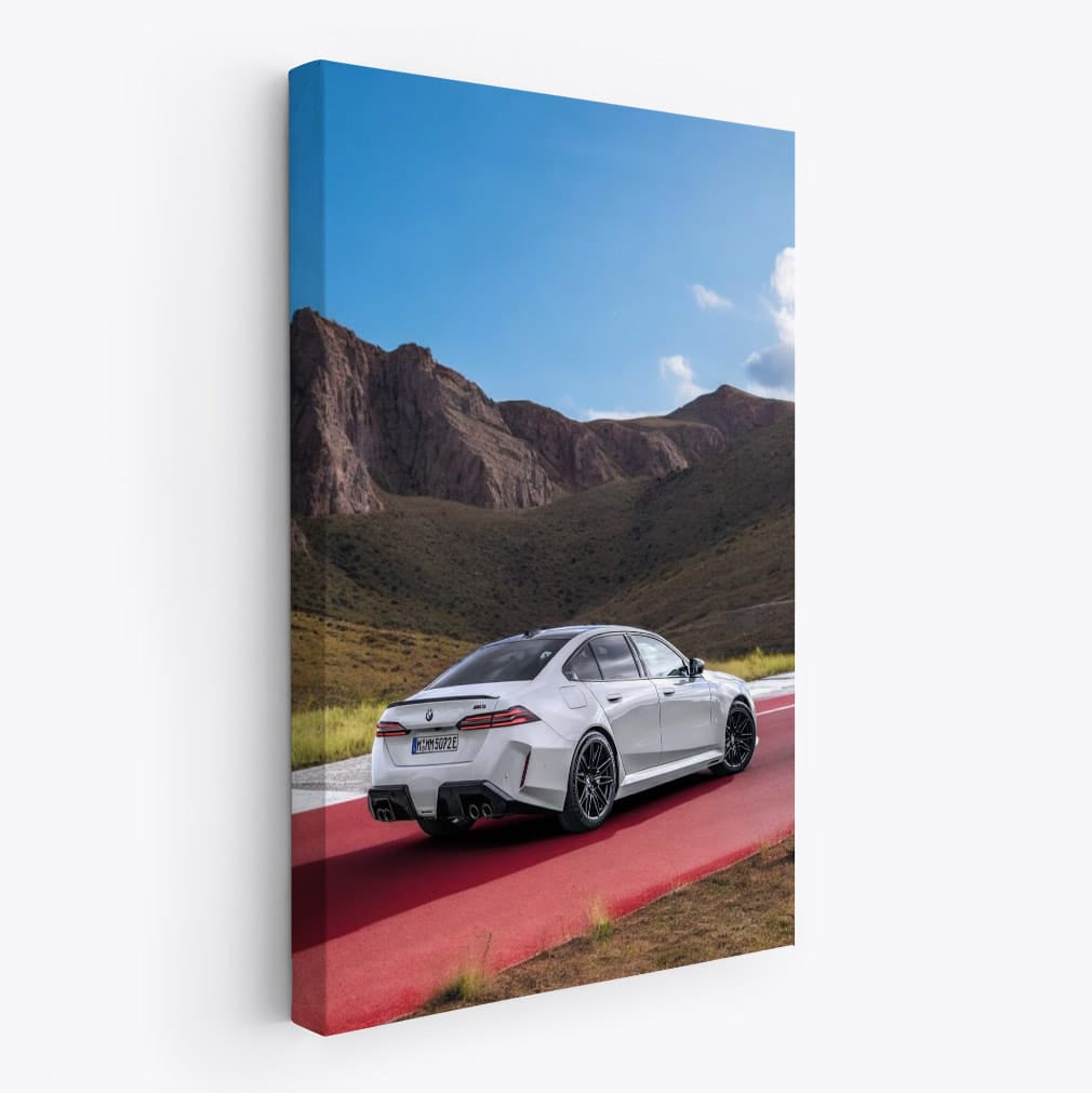 2025 BMW M5 Racing Through Mountain Tracks - Power Unleashed