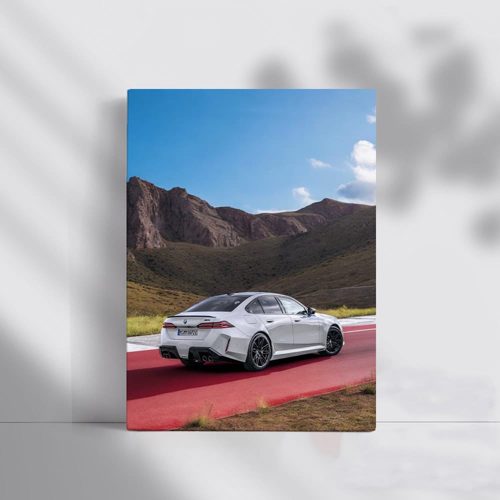 2025 BMW M5 Racing Through Mountain Tracks - Power Unleashed