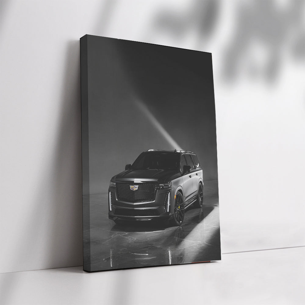 2023 Matte Cadillac Escalade V Parked – Luxury Power