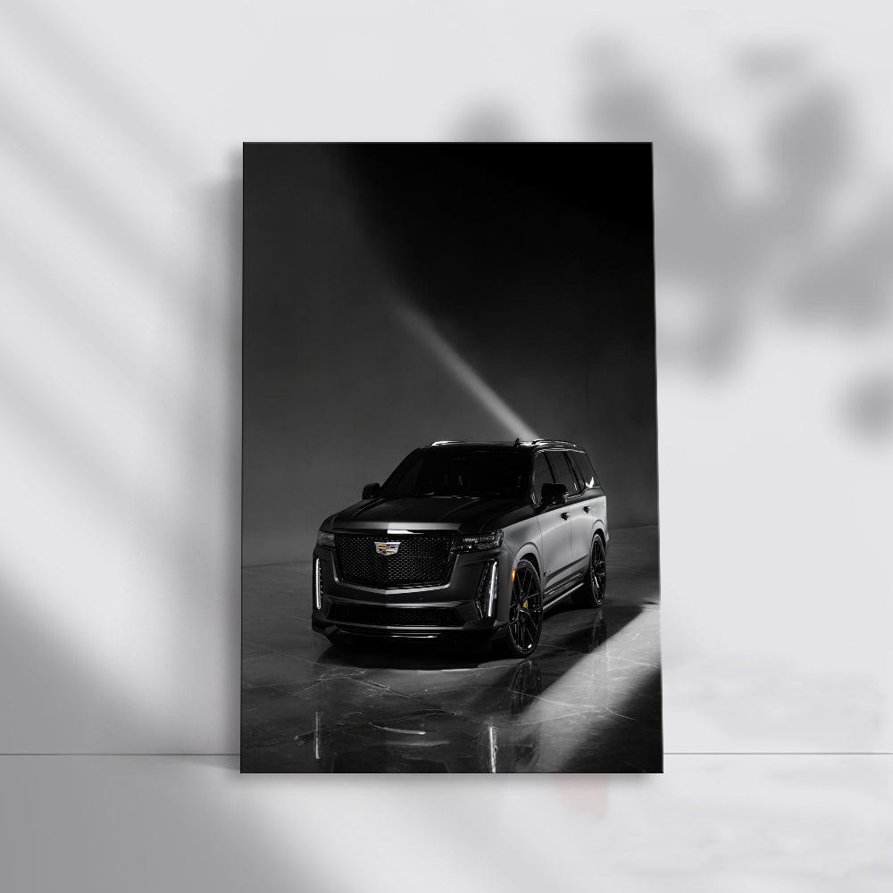 2023 Matte Cadillac Escalade V Parked – Luxury Power