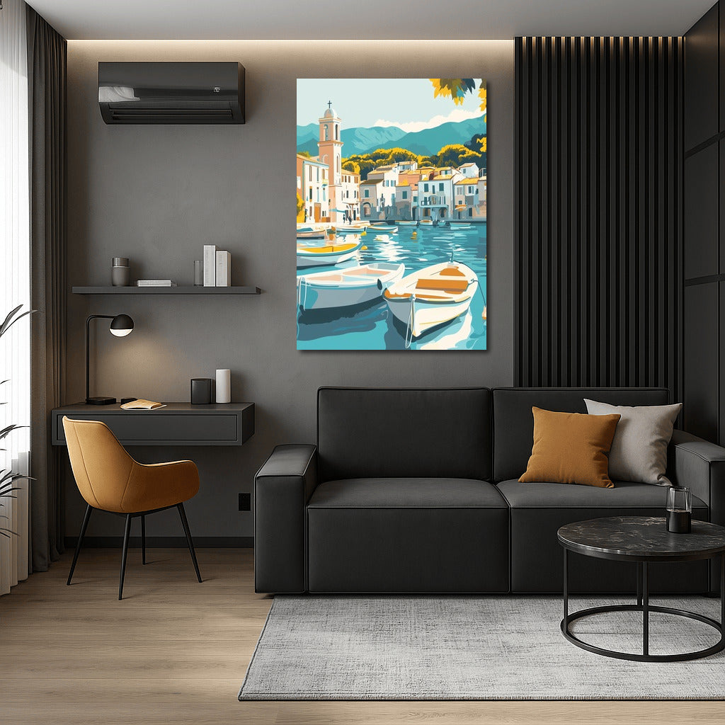 Harmony of the Harbor: Comfort in Color