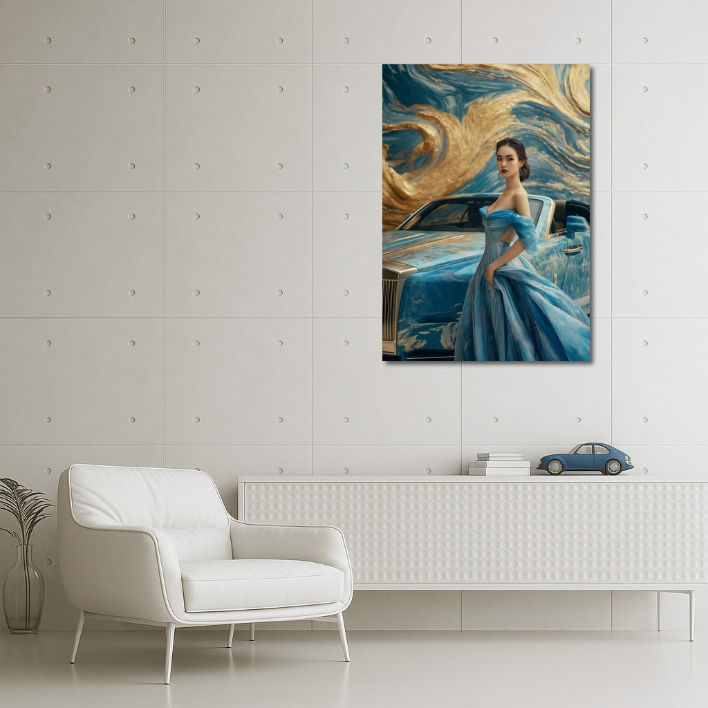 Harmony of Blue and Silver