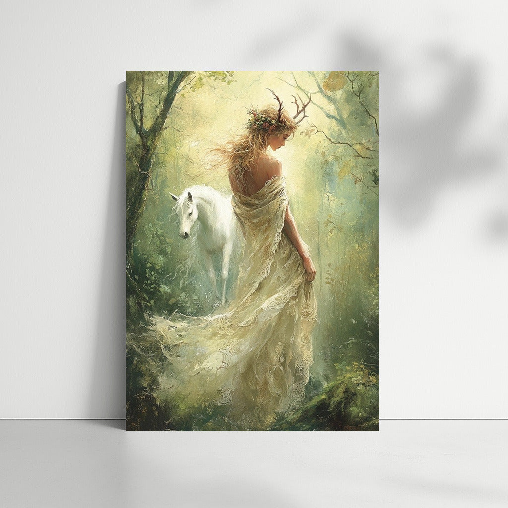 Grace of Forest Dreams: Unicorn and Elven Magic