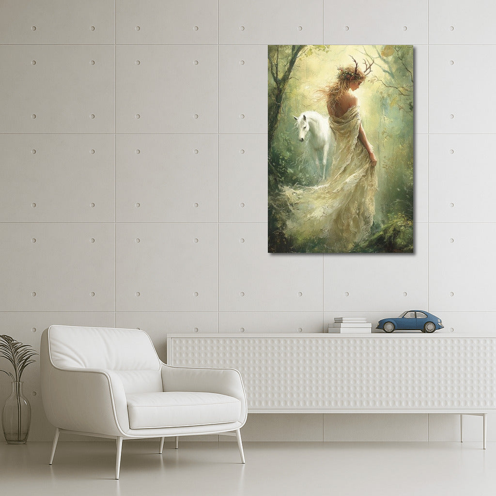 Grace of Forest Dreams: Unicorn and Elven Magic