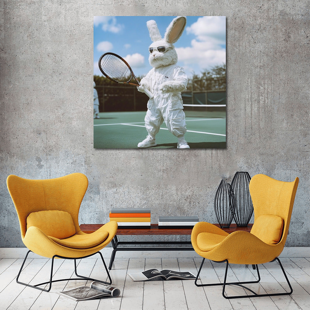 Seth and Ears: The Tennis Hare