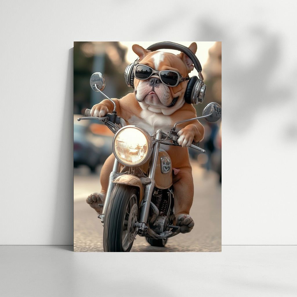 Biker Bulldog: Master of the Roads