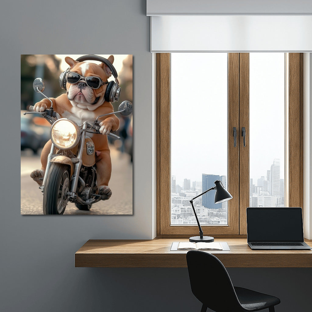 Biker Bulldog: Master of the Roads