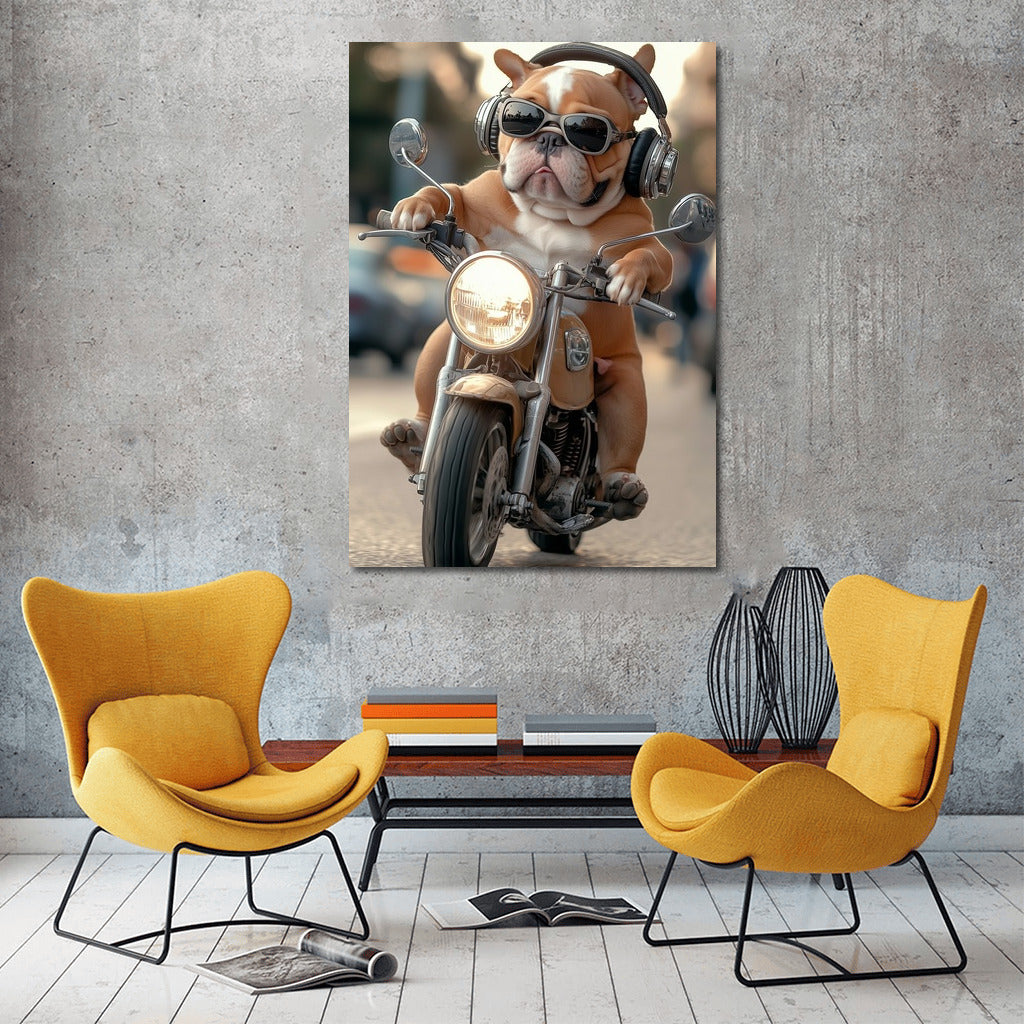 Biker Bulldog: Master of the Roads