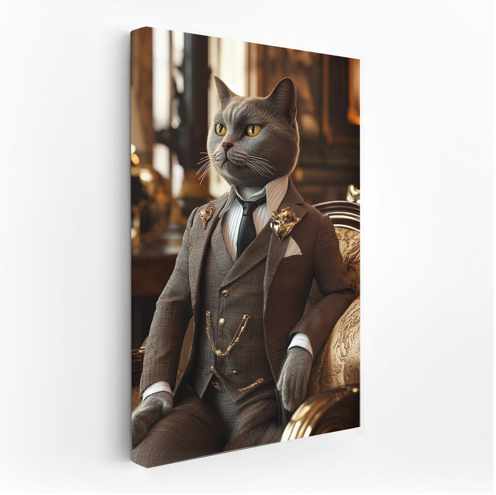 The Gentleman in the Moustache Tailcoat