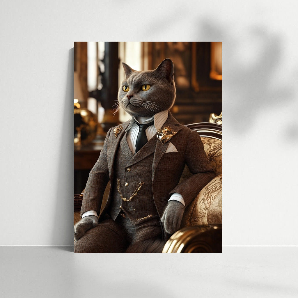The Gentleman in the Moustache Tailcoat