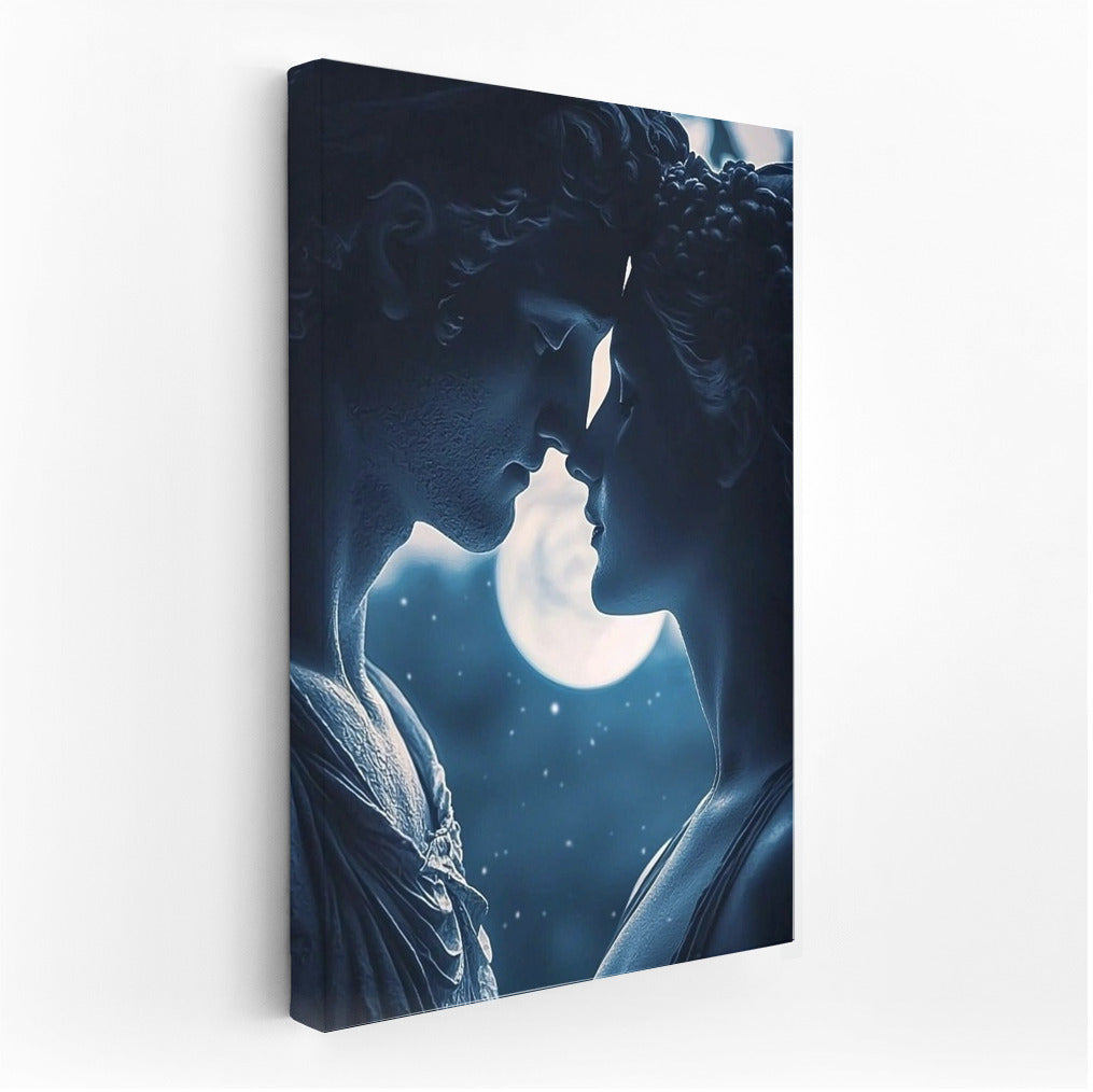 Dance of Silhouettes under the Starry Veil