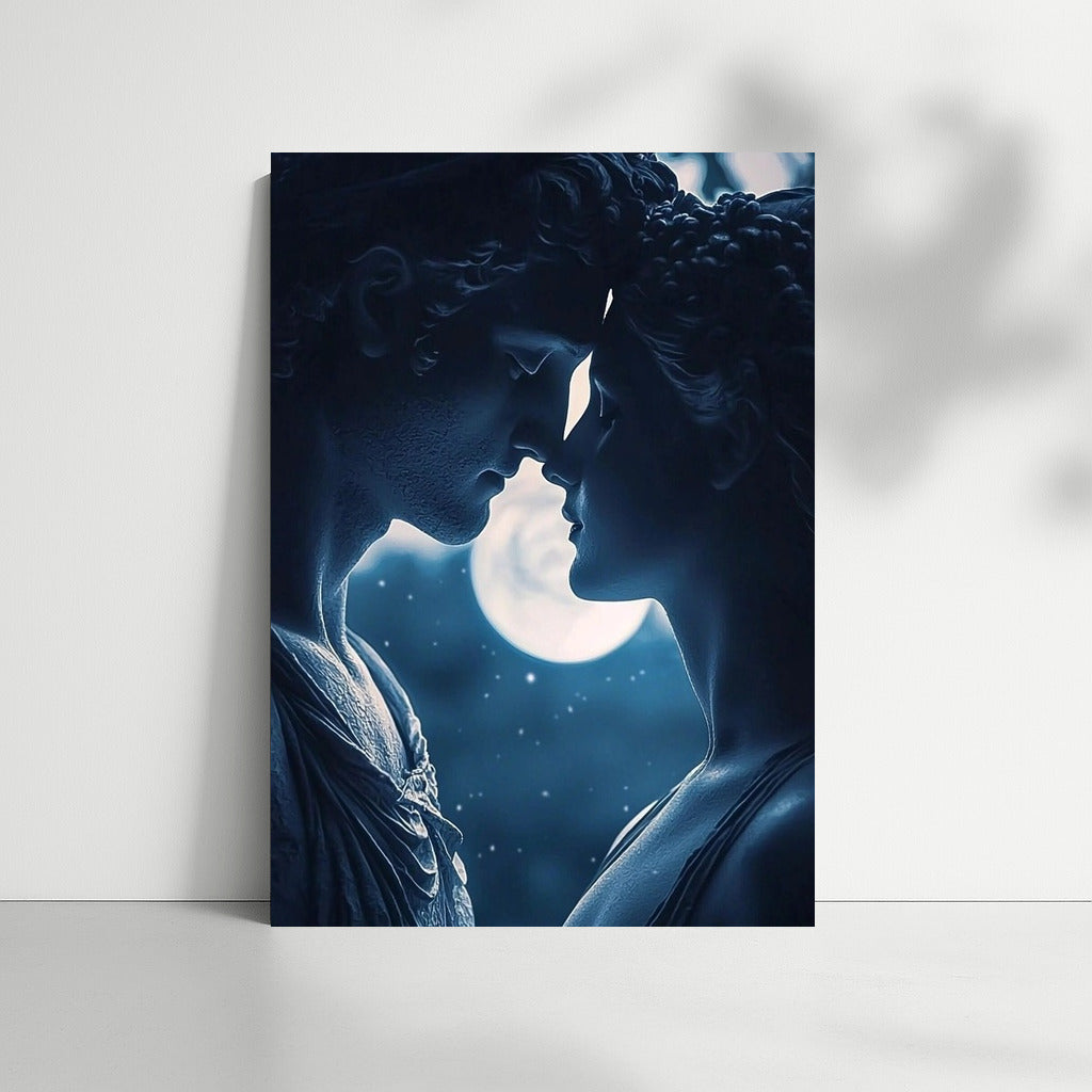 Dance of Silhouettes under the Starry Veil