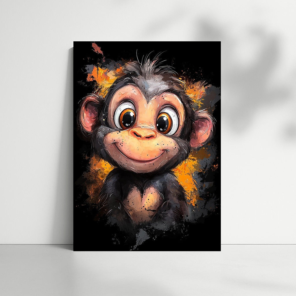 Cute Monkey: Smile in a Frame