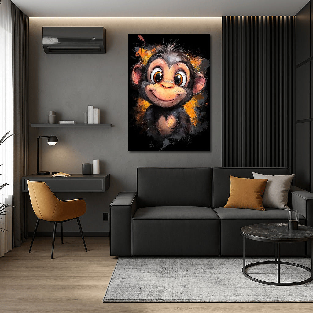 Cute Monkey: Smile in a Frame