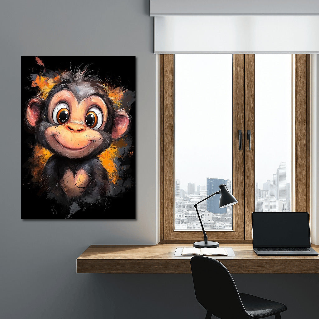 Cute Monkey: Smile in a Frame