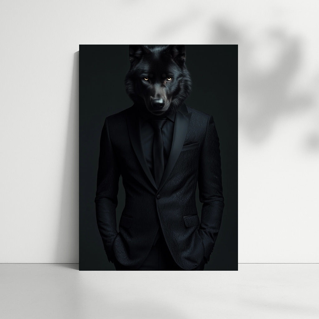 Wolf in a Tuxedo: Natural Elegance